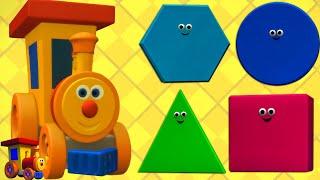 Learn Shapes with Ben The Train + More Learning Videos for Kids