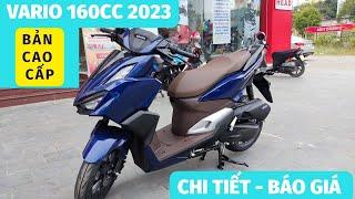 Honda Vario 160cc mới nhất. Vario 2023 phiên bản cao cấp. chi tiết Vario 160cc màu xanh. #vario160