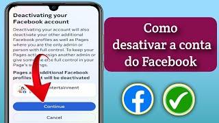 Como desativar a conta do Facebook 2025 || Desativar conta do Facebook