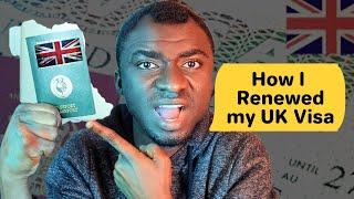 HOW I RENEWED MY UK VISA (HEALTH & CARE WORKER VISA) || UK NURSING