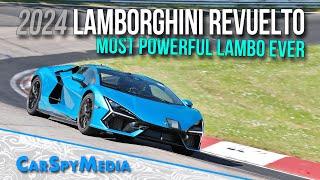 2024 Lamborghini Revuelto Prototipi Most Powerful V12 Hybrid Lambo Caught Testing At The Nürburgring