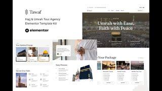 How to Create a Hajj and Umrah Tour Website in WordPress | Elementor 2023 |