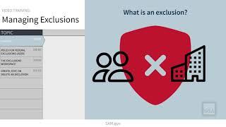 Managing Exclusions