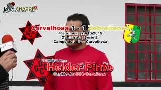 Liga Amadora TV - Entrevista a Helder Pinto (Treinador do Carvalhosa)