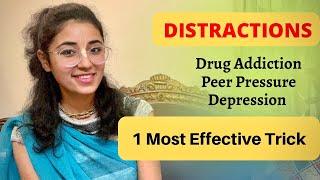 How To Overcome Distractions in Life?? ONE MOST EFFECTIVE FORMULA