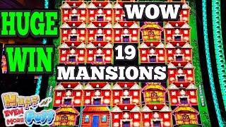 OMG! MY BIGGEST WIN EVER & MOST MANSIONS ON HUFF N EVEN MORE PUFF SLOT!  New Las Vegas Slots 2024