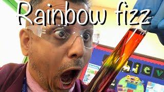 RAINBOW FIZZ: The reaction between ethanoic acid and sodium carbonate