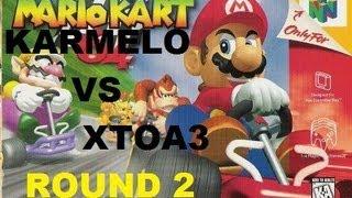 KARMELO VS XTOA3 ROUND 2 EN MARIO KART 64