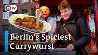 How Hot is Berlin?  | DW’s Lukas Stege tries Berlin’s Spiciest Currywurst