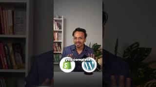 Shopify or Wordpress? Don’t make the wrong choice. #digitalmarketing #ecommerce #onlinebusiness