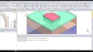 GTS NX - Tutorial Excavation and raft foundation in 3D