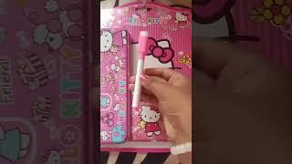 unboxing pink stationery#YT short #Manasvi art,s 