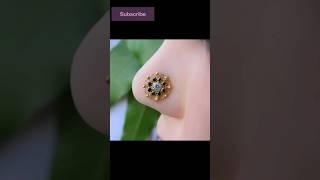 #beautiful gold nose pin desigens#dulhan ke gold nose ring ideas#wedding#viral# trnding##