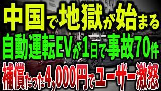 中国のEVが大暴走！自動駐車機能がたった1日で70件の事故を引き起こす！補償はたった4,000円！中国EVが命を危険にさらす【ゆっくり解説】