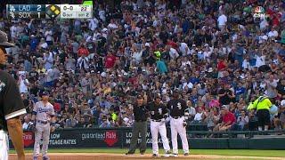 LAD@CWS: Moncada works a walk in his White Sox debut