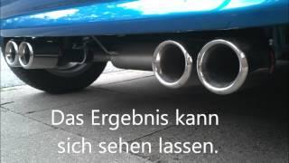 Sportauspuff klappert / wackelt Verstärkte Auspuffgummis Toyota Aygo C1 107 Auspuff Sport Exhaust