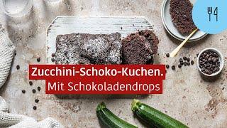 Zucchini-Schoko-Kuchen mit Schokoladendrops – Rezept