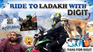 Ride to Ladakh with digit | వేడికి తట్టుకోలేకపోతున్నాం | it's not easy to Ride 