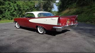 Cruella ! 1957 Chrysler Windsor Regimental Red / Cloud White & Ride My Car Story with Lou Costabile