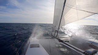 Fastest family catamaran across the Atlantic! 3,000 miles in 11 days – in perfect comfort