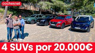 Comparativa SUV 20.000 €: Dacia Duster, DFSK 500, Evo 5, MG ZS | Review en español | coches.net