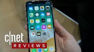 iPhone X hands-on: Apple's high-end phone pulls all the stops (CNET News)