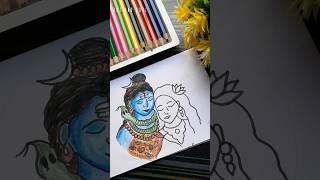 mahadev abstract painting#shorts #trending #mahadev