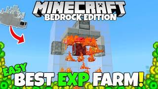 THE BEST EXP FARM in Minecraft! 50 Levels in 40 Seconds! Minecraft Bedrock Silverfish Farm Tutorial