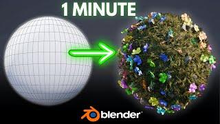 Scatter Objects in Blender in 40 Seconds!