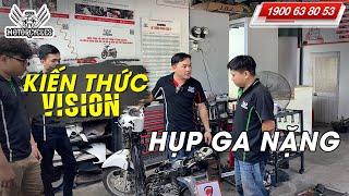 Video 865: Dạy Sửa Xe Kiến Thức Vision Hụp Ga| Motorcycle TV