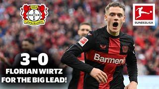 FLORIAN WIRTZ WONDERGOAL - Leverkusen With One Hand on the Bundesliga Title! ️