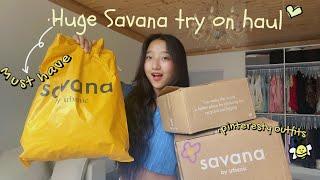 Huge Savana Try On Haul| trendy outfits, clothes & accessories |