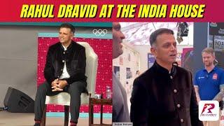 Catch a Glimpse of Rahul Dravid at the India House during the Paris Olympics!