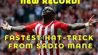 Hat-trick Tercepat Liga Inggris 2015, Sadio Mane - Southampton FC