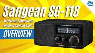 Sangean SG-118 Bluetooth AM/FM Radio