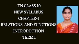 10th Maths | Chapter-1 Relations and Functions | Introduction | Samacheer 2020