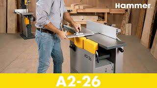 Hammer® A2 26 - Abricht & Dickenhobelmaschine | Felder Group