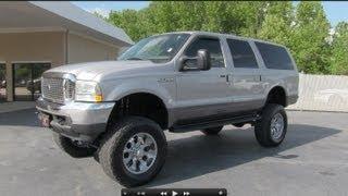 2002 Ford Excursion XLT 7.3L Turbo Diesel Start Up, Exhaust, and In Depth Tour