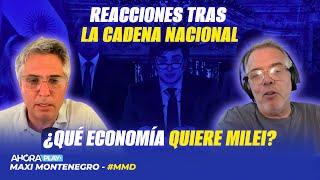 Reacciones tras la cadena nacional ¿QUÉ ECONOMÍA QUIERE MILEI? | Maxi Montenegro #MaxiMediodía