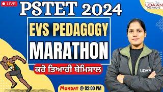 Live | EVS PEDAGOGY Marathon Class For PSTET | By Ajinder Ma'am