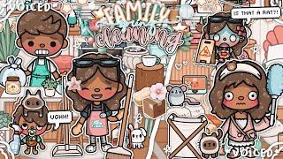 *CHAOTIC* Family Spring Cleaning Day  || *VOICED* 🪷 || Toca Boca Life World Roleplay  ୭ ˚.