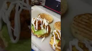 Chicken tikka burger 