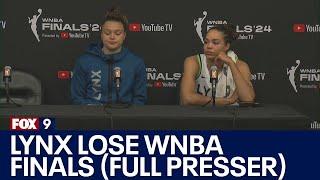 Lynx react after WNBA Finals loss to Liberty (FULL PRESSER)