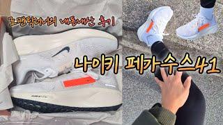 나이키 페가수스41 내돈내산 후기 NIKE PEGASUS 41 가성비 좋은 훈련화