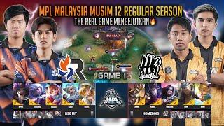 AMAZING GAME HOMEBOIS KEJUTKAN RSG !! HOMEBOIS VS RSG MY GAME 1 MPL MY MUSIM 12 M1H2 MOBILE LEGENDS