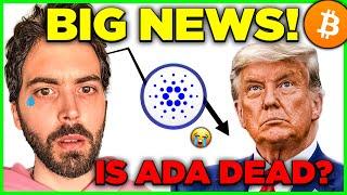 Cardano BIG NEWS! Donald Trump DOUBLES DOWN!