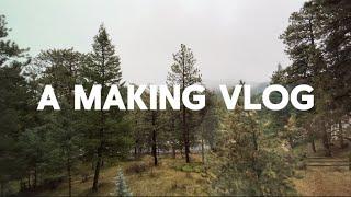 A Making Vlog/// Birthday Sweater, Halloween Socks, a Skyline Dress, and planning my next sweater!