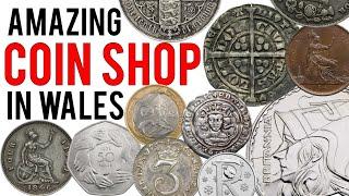 I Bought Loads of Amazing British Coins at a Coin Shop in Wales!