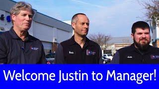 Welcoming Justin to the Front Office!