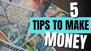 5 Tips to MAKE MONEY From Comics!